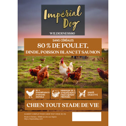 impérial dog 80% POULET..
